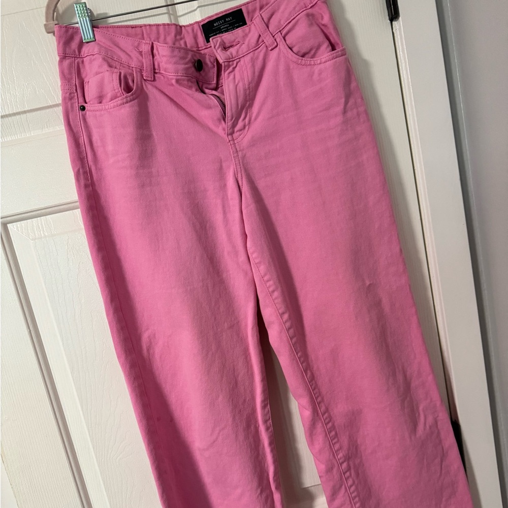 Pink jeans size 28/30(M) comfortable and stylish